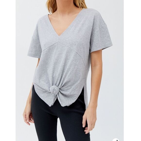 NWT UO Out From Under Stay Gold Knotted Tunic Top - Picture 6 of 6